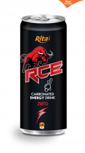 330ml Carbonated energy drink RCE zero